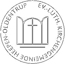 An dieser Stelle wird das Siegelbild der Evangelisch-Lutherischen Kirchengemeinde Heepen-Oldentrup angezeigt.