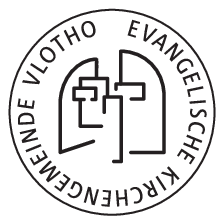 An dieser Stelle wird das Siegelbild der Evangelischen Kirchengemeinde Vlotho angezeigt.